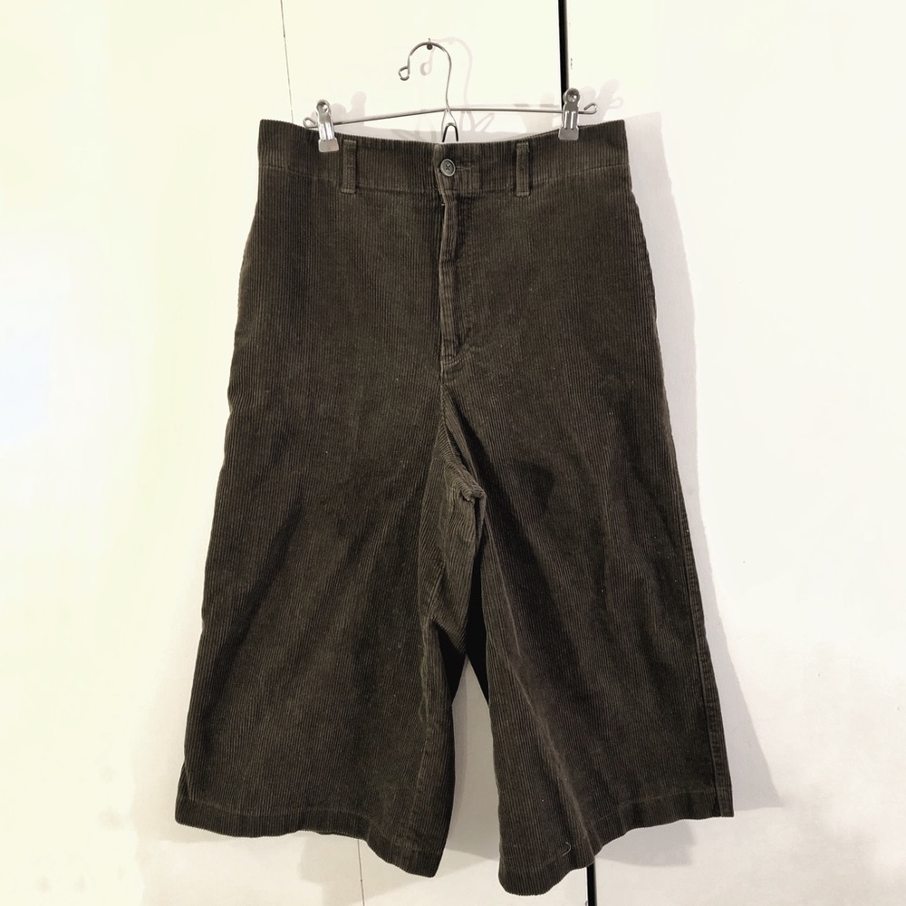 Corduroy Cropped Culottes - Uniqlo